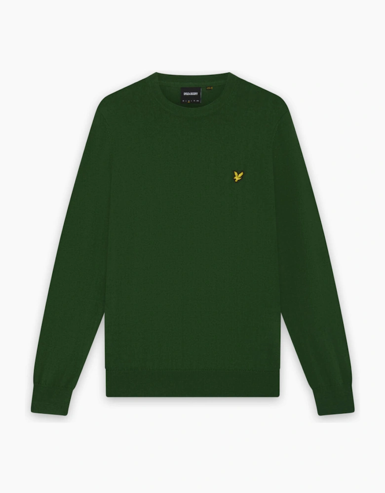 Cotton Merino Crew Neck Jumper
