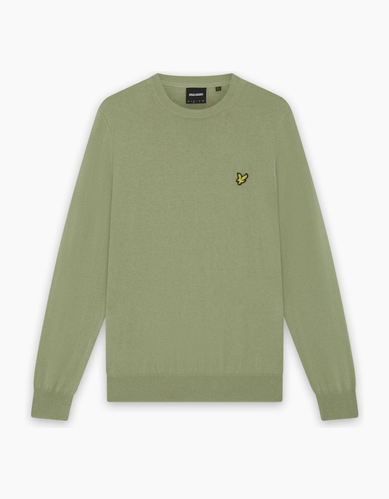 Cotton Merino Crew Neck Jumper