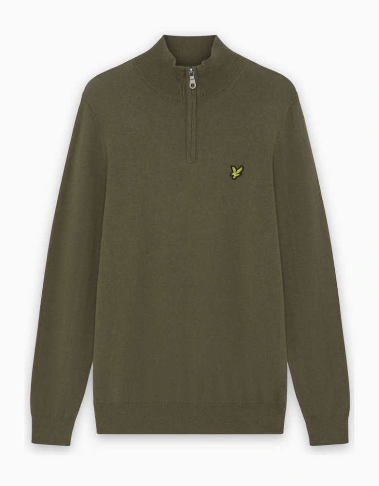 Cotton Merino 1/4 Zip Jumper