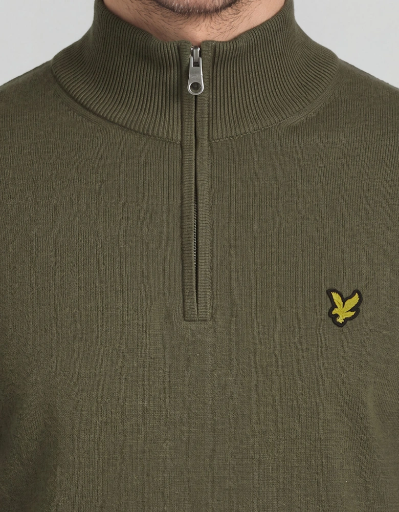 Cotton Merino 1/4 Zip Jumper