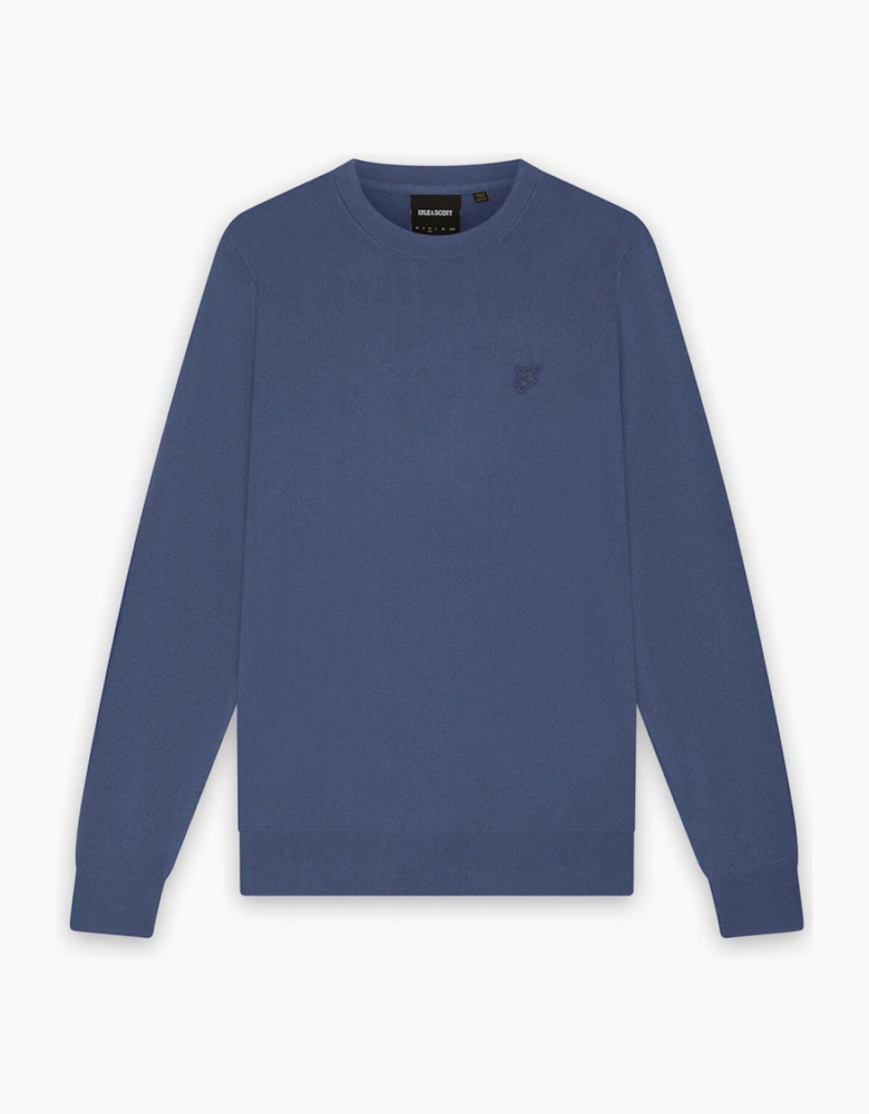 Superfine Cotton Crew Neck Jumper