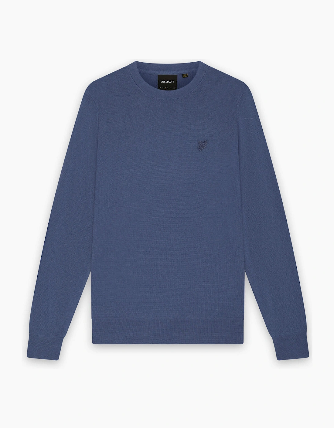 Superfine Cotton Crew Neck Jumper