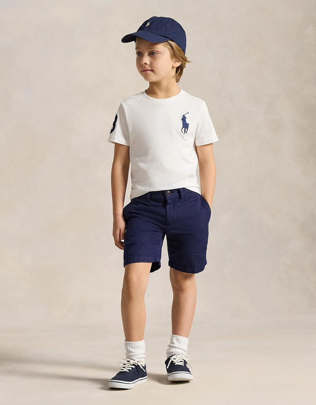 Ralph Lauren Boys Logo T-Shirt in White