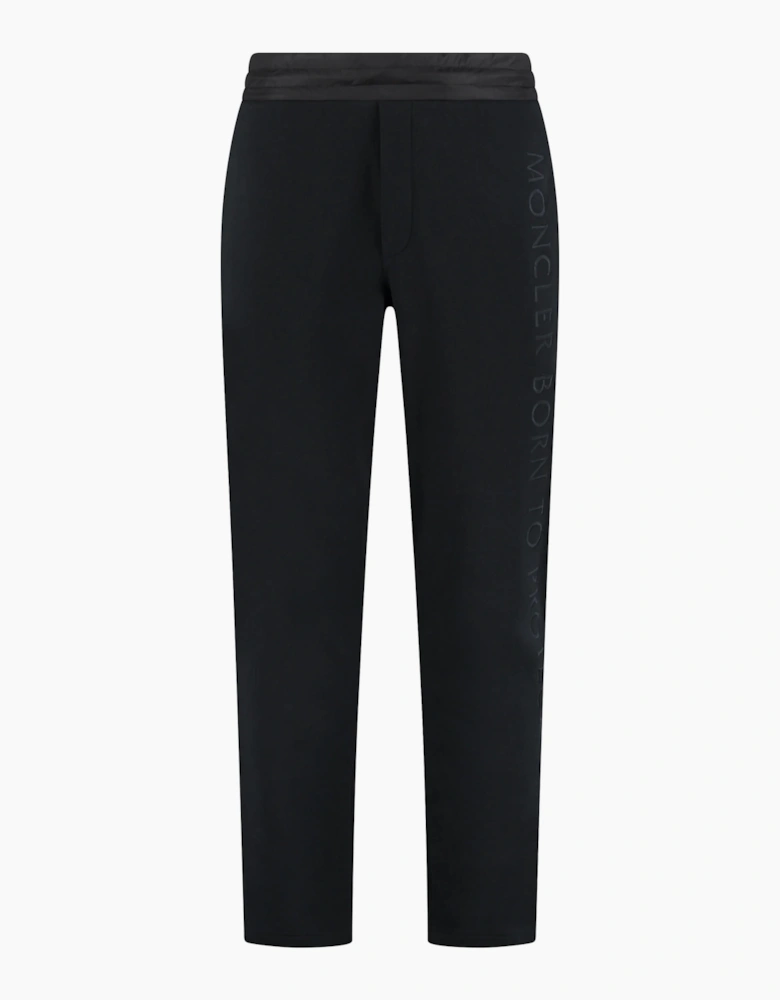 MONCLER BORN TO PROTECT SWEATPANTS BLACK