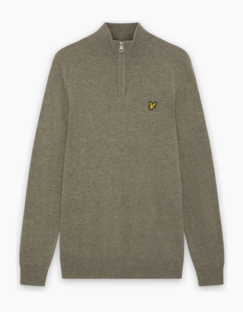 Lambswool Blend 1/4 Zip Jumper