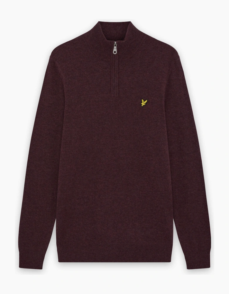 Lambswool Blend 1/4 Zip Jumper