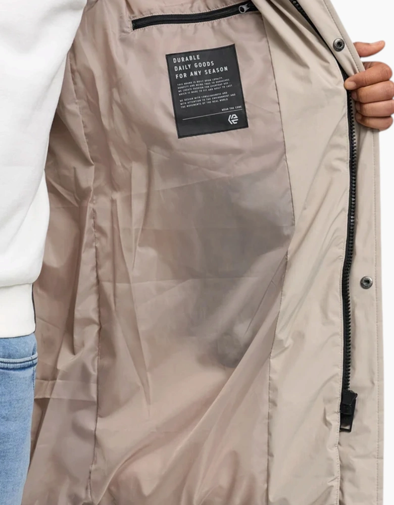 Indicode Mens Parka INPazze Jacket Puffer Hooded Ultra Warm Waterproof Long Coat