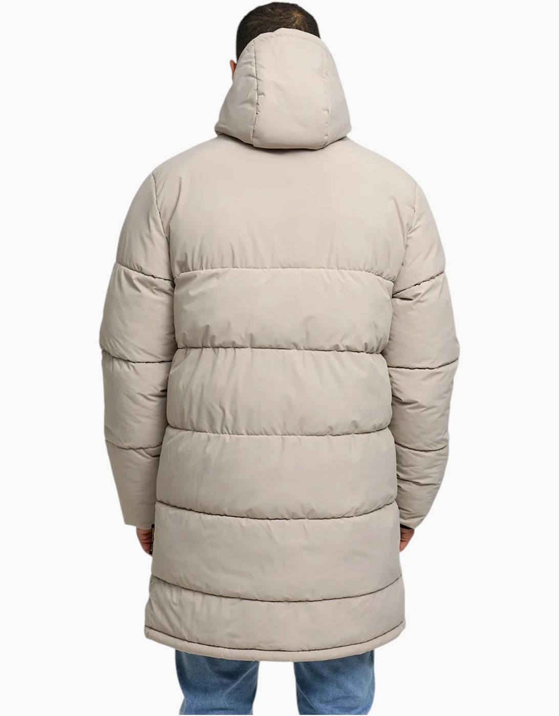 Indicode Mens Parka INPazze Jacket Puffer Hooded Ultra Warm Waterproof Long Coat