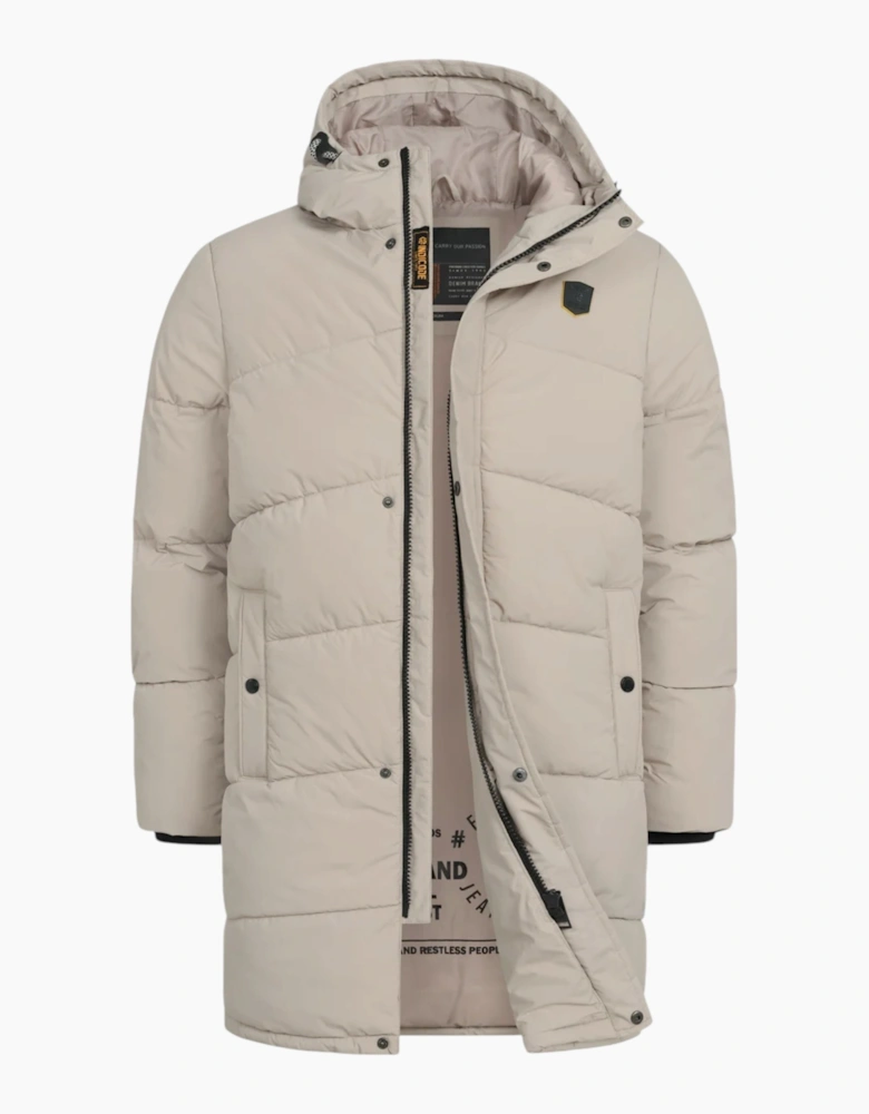 Indicode Mens Parka INPazze Jacket Puffer Hooded Ultra Warm Waterproof Long Coat