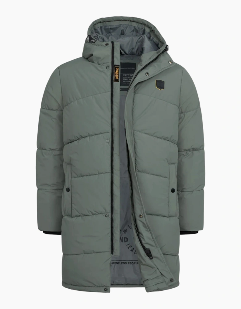Indicode Mens Parka INPazze Jacket Puffer Hooded Ultra Warm Waterproof Long Coat