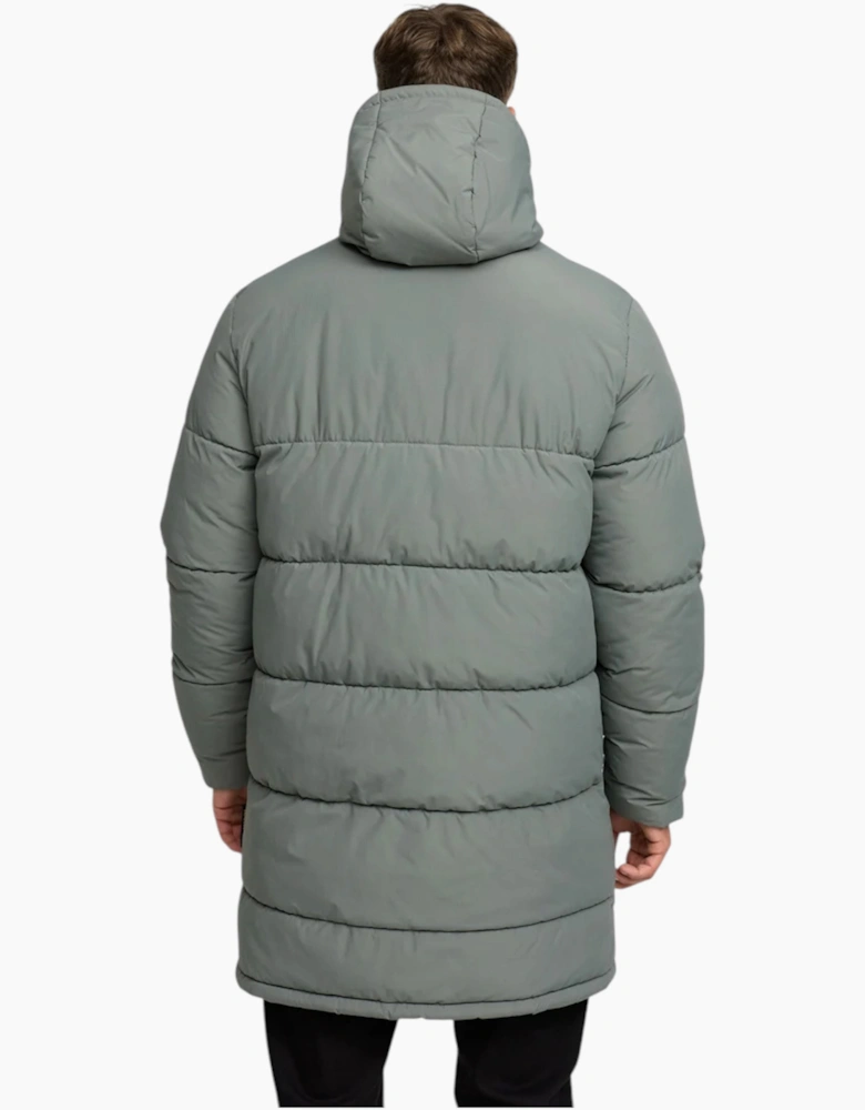 Indicode Mens Parka INPazze Jacket Puffer Hooded Ultra Warm Waterproof Long Coat
