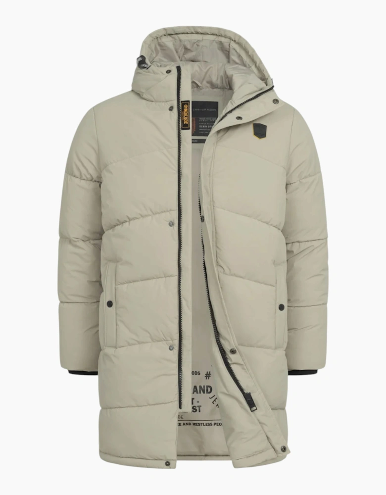Indicode Mens Parka INPazze Jacket Puffer Hooded Ultra Warm Waterproof Long Coat