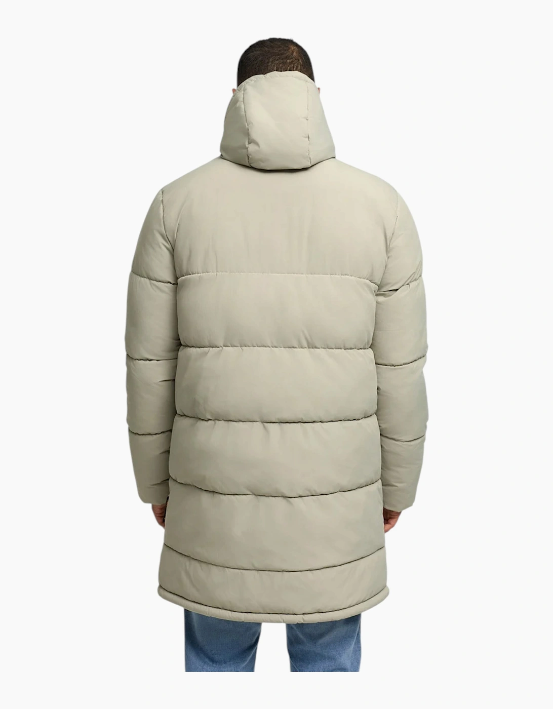 Indicode Mens Parka INPazze Jacket Puffer Hooded Ultra Warm Waterproof Long Coat