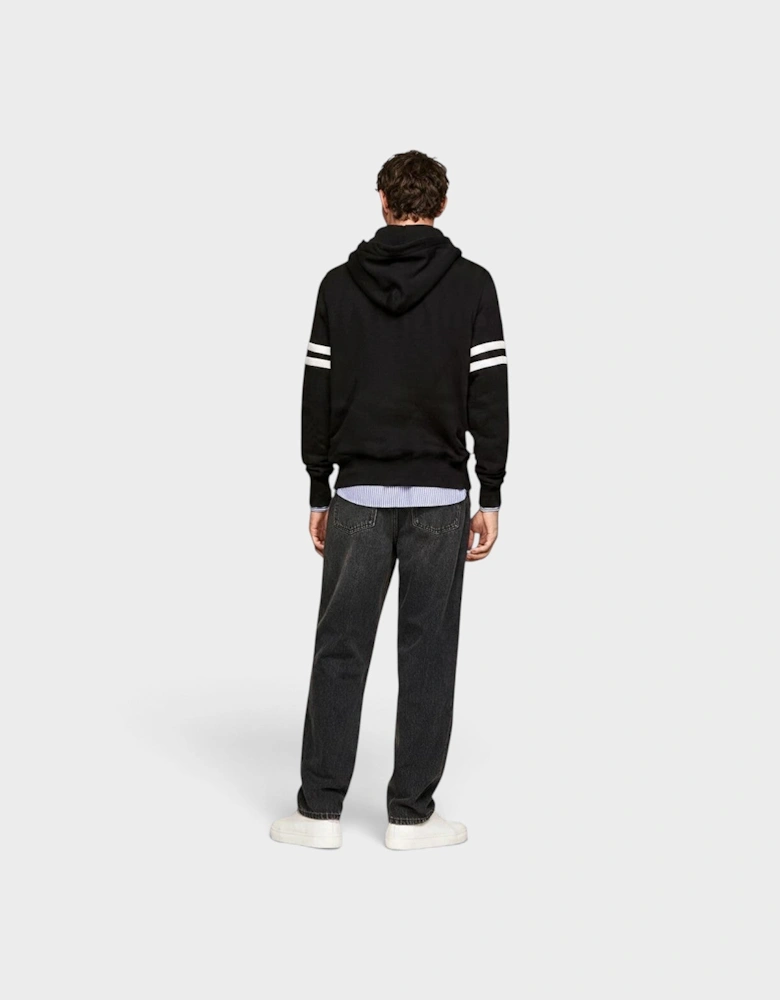 Laurel Monotype Hoodie Black