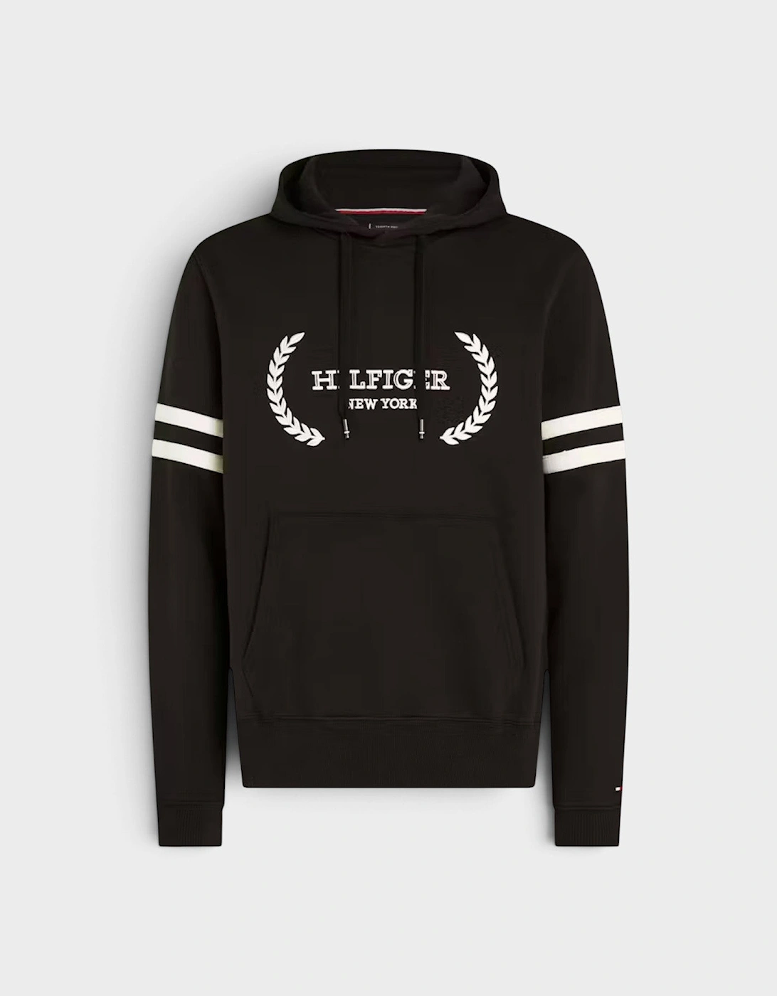 Laurel Monotype Hoodie Black
