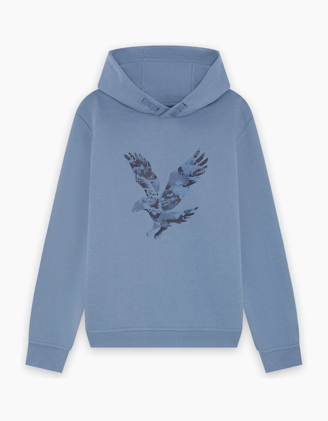 Pixelated Eagle Print Hoodie