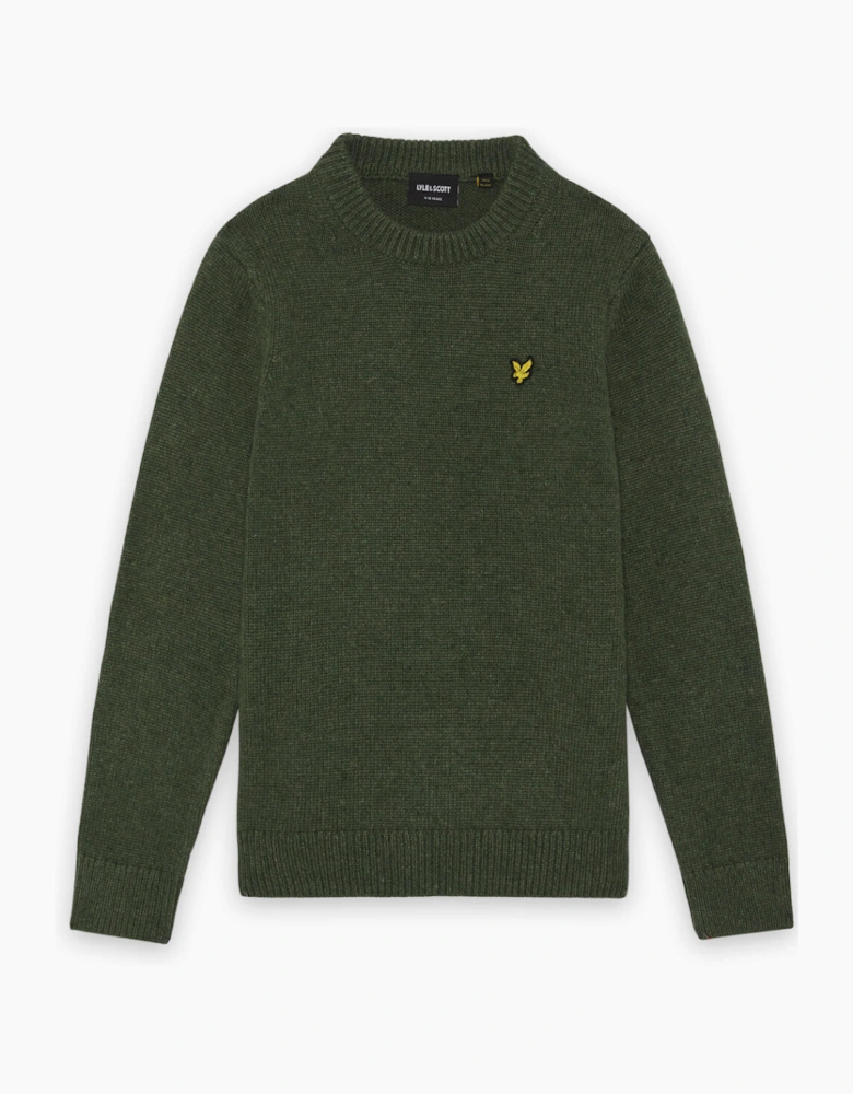 Textured Crew Neck Jumper