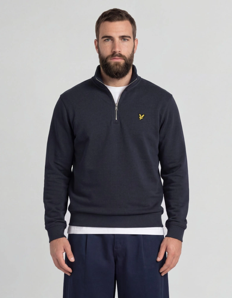 Loopback 1/4 Zip Sweatshirt Plus