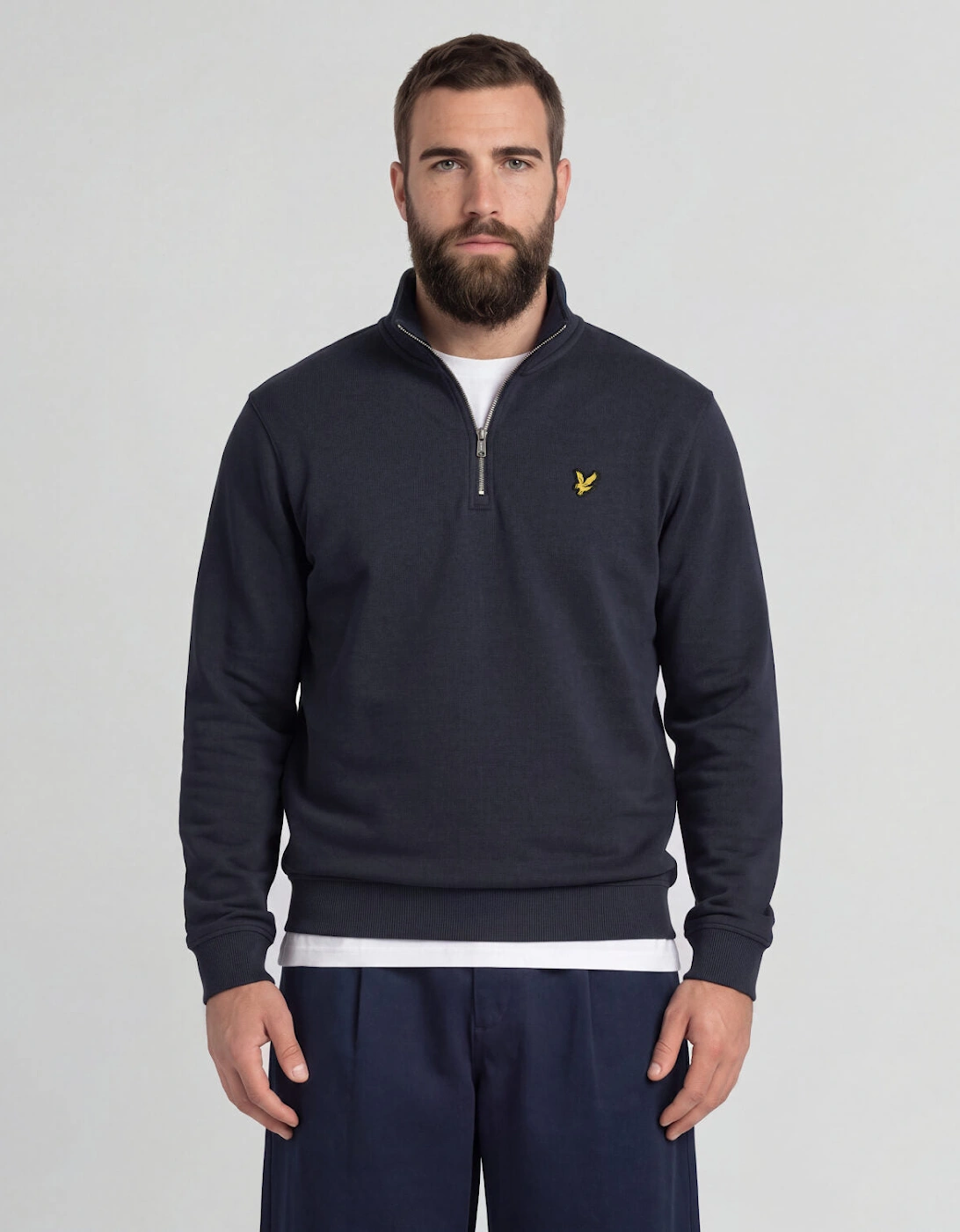 Loopback 1/4 Zip Sweatshirt Plus