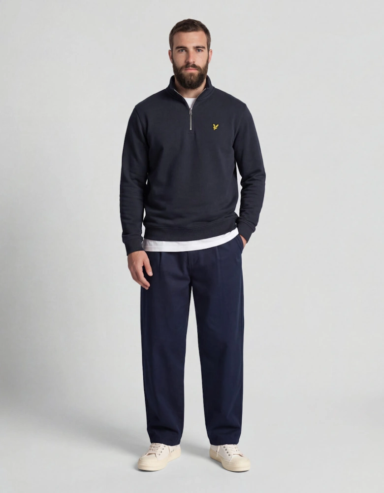 Loopback 1/4 Zip Sweatshirt Plus