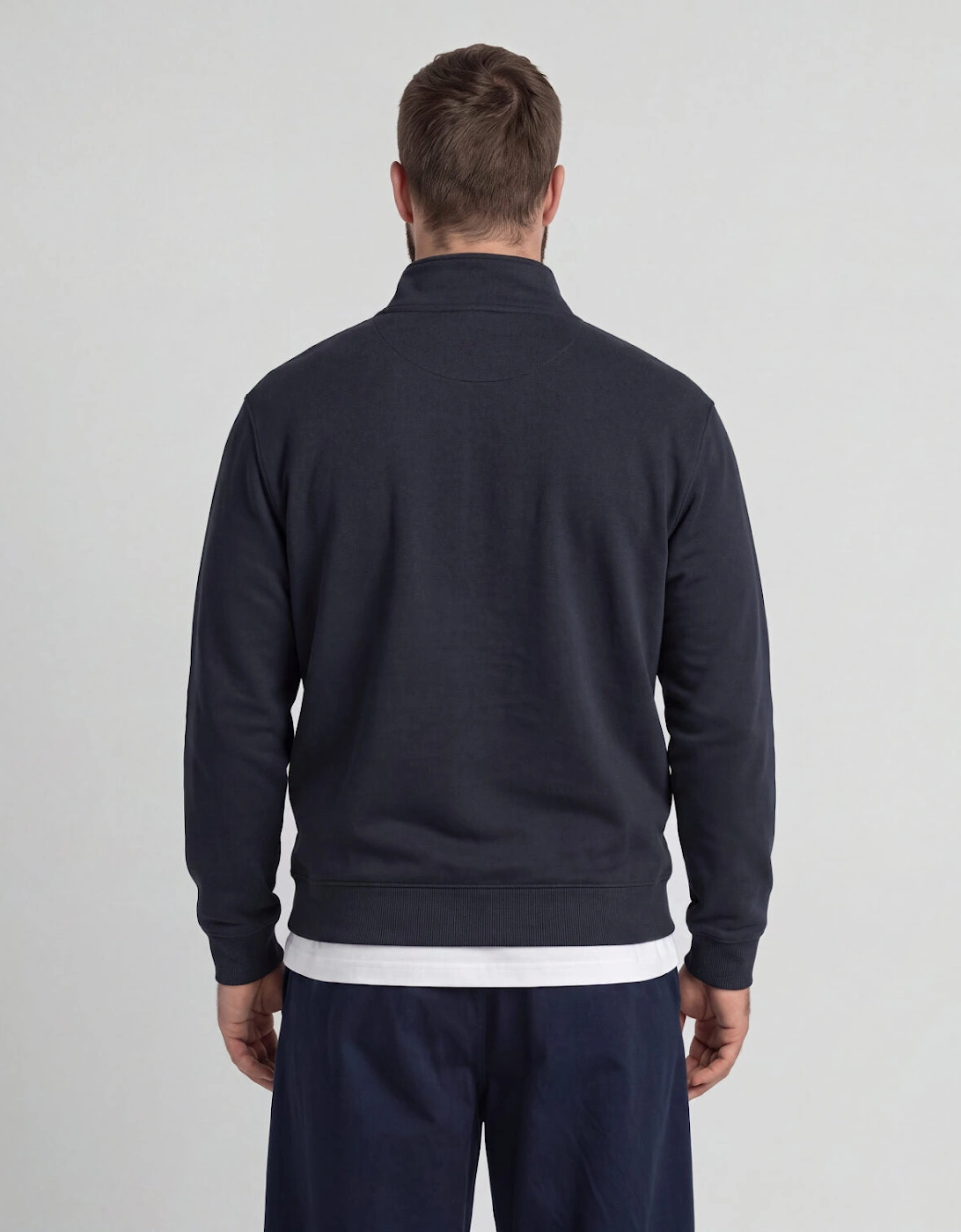 Loopback 1/4 Zip Sweatshirt Plus