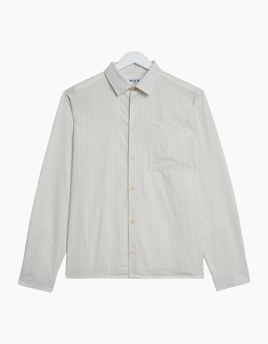 Wax London Halcomb Broken Stripe Long Sleeve Shirt