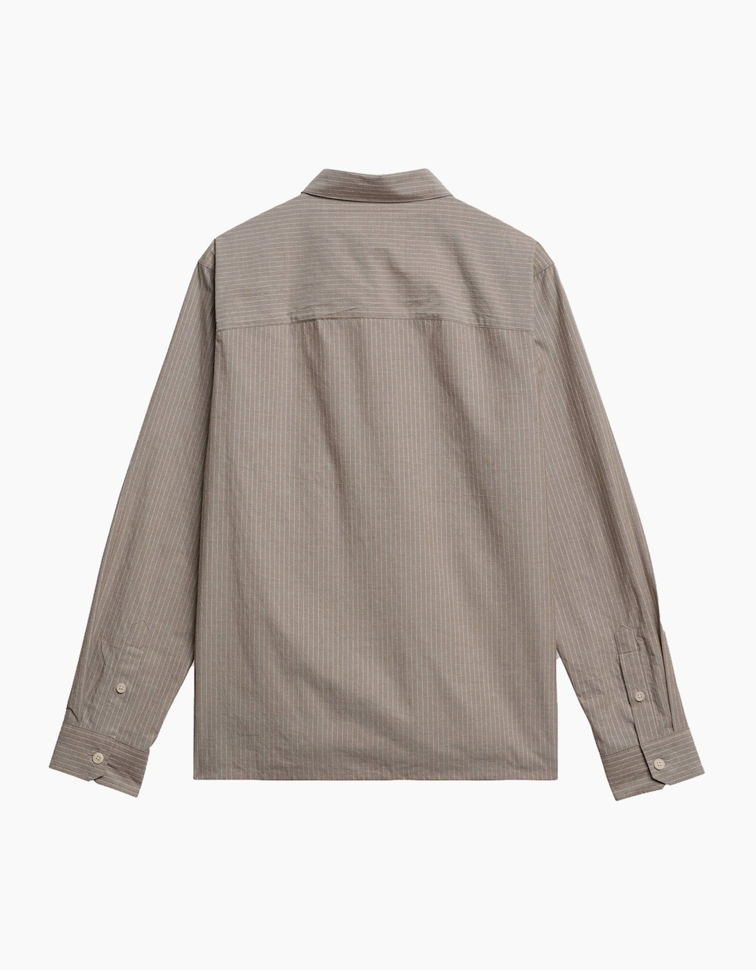 Wax London Halcomb Broken Stripe Long Sleeve Shirt