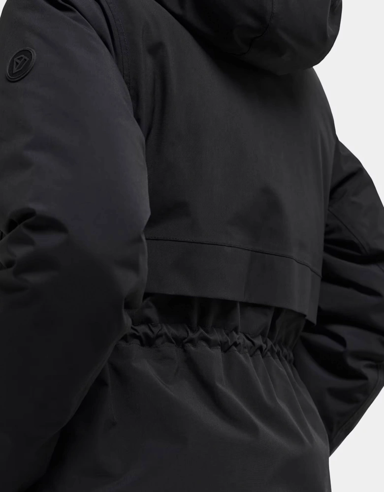 Didriksons Womens Melody Long Parka 2 - Black 060
