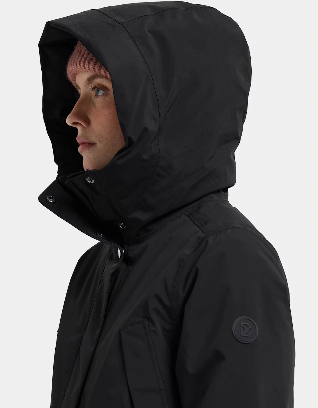 Didriksons Womens Melody Long Parka 2 - Black 060