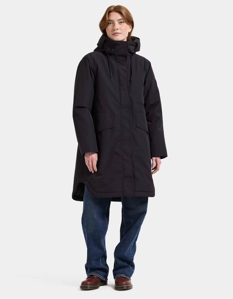 Didriksons Womens Lilian Parka - Black 060