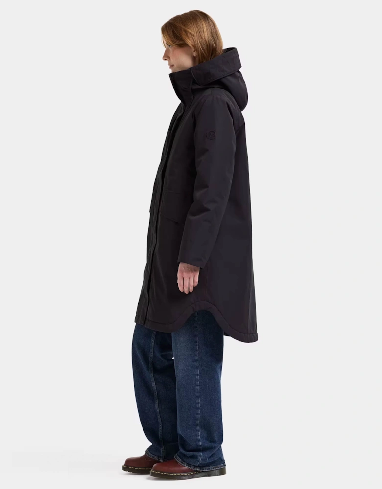Didriksons Womens Lilian Parka - Black 060