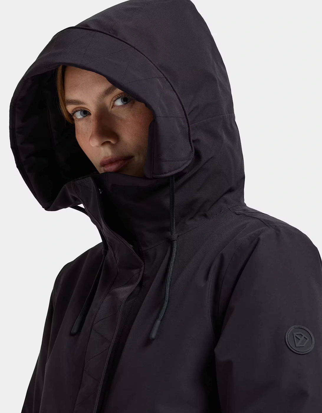 Didriksons Womens Lilian Parka - Black 060