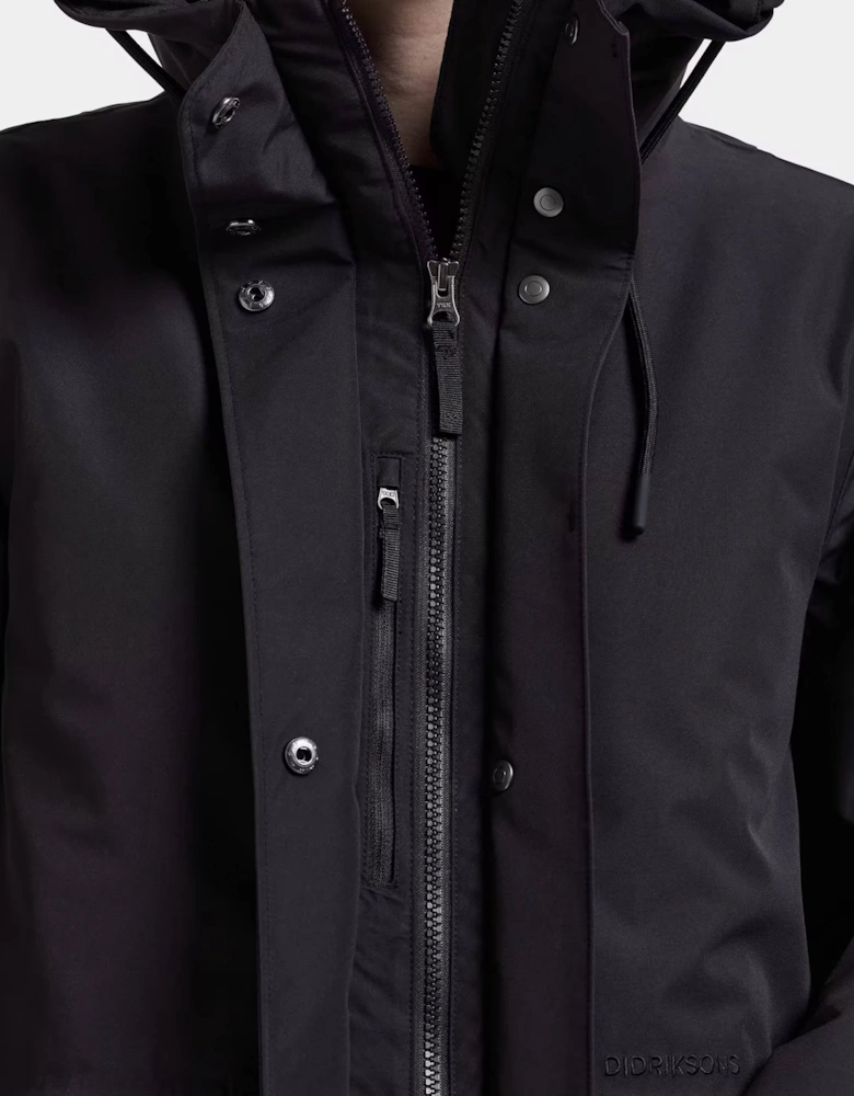 Didriksons Womens Lilian Parka - Black 060