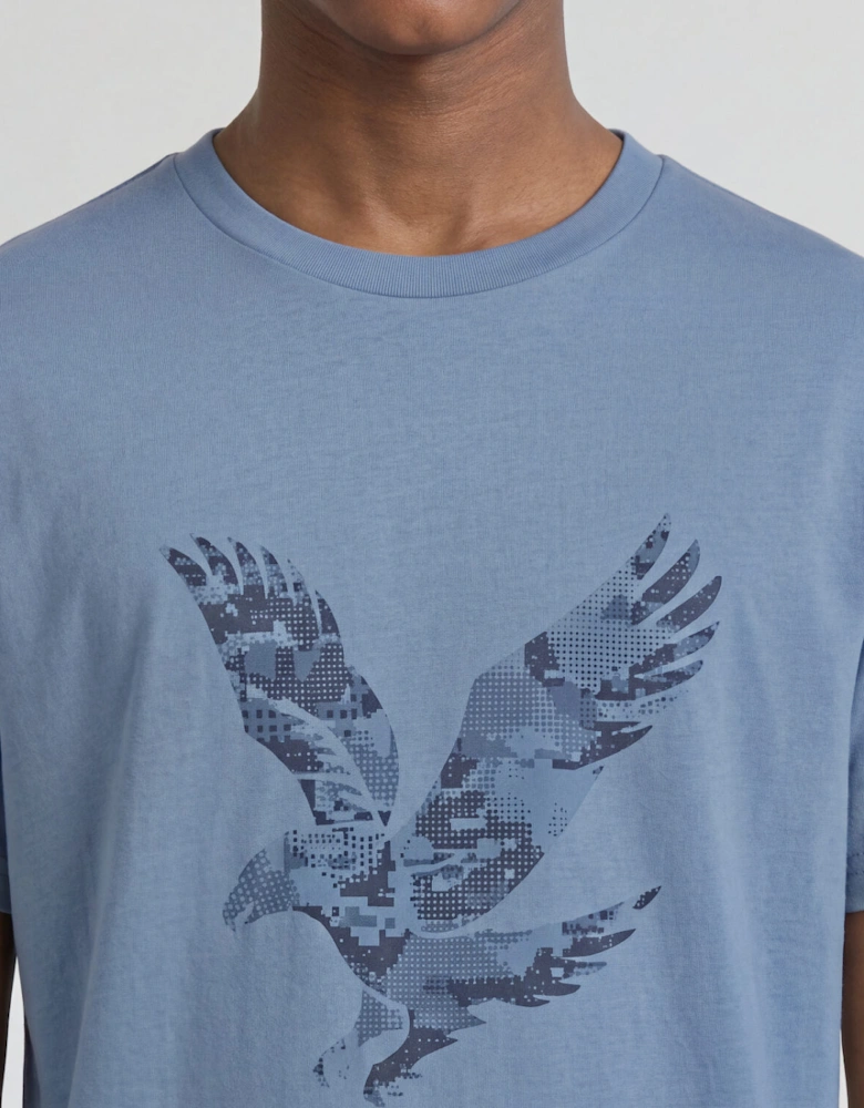 Pixelated Eagle Graphic T-shirt
