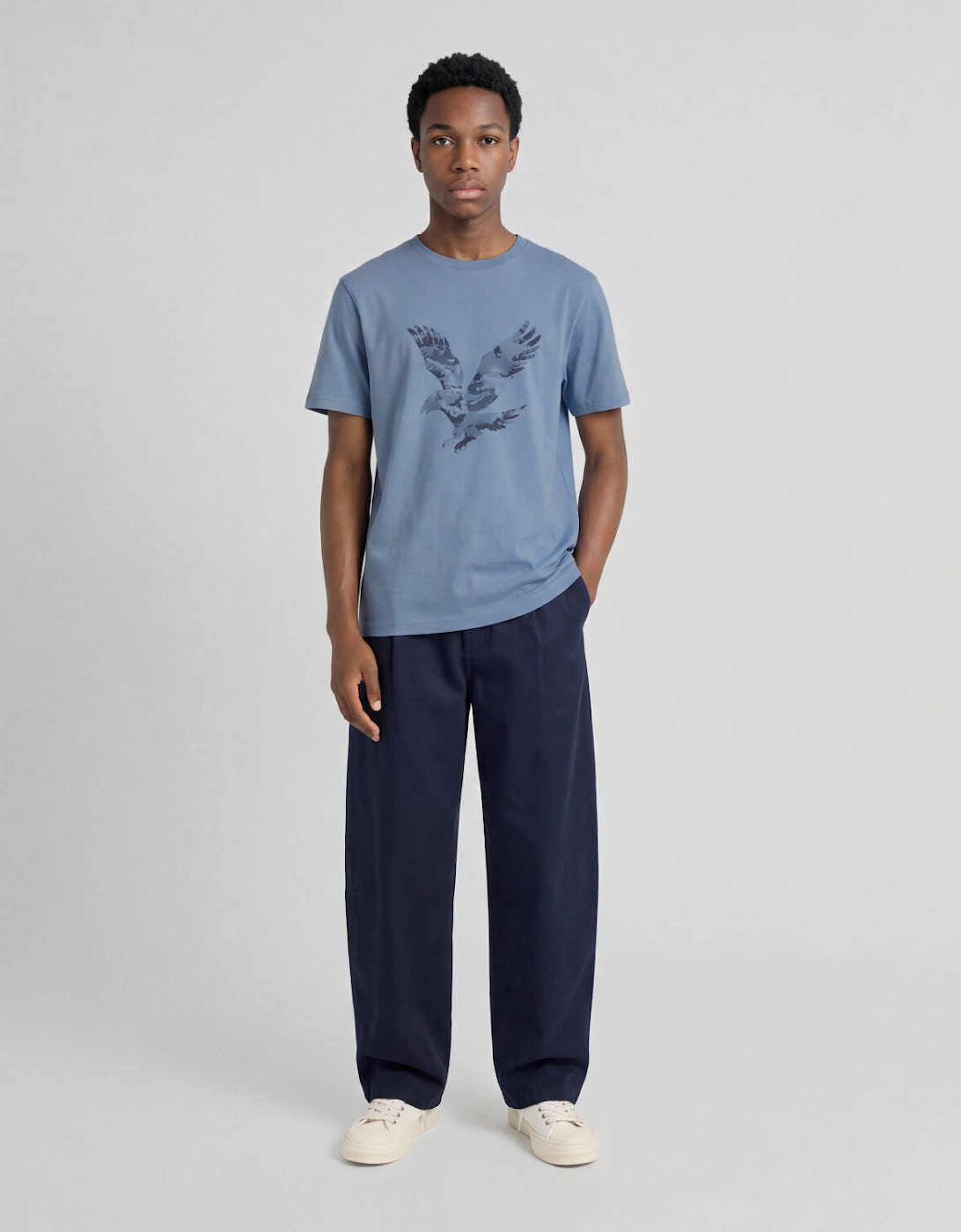 Pixelated Eagle Graphic T-shirt