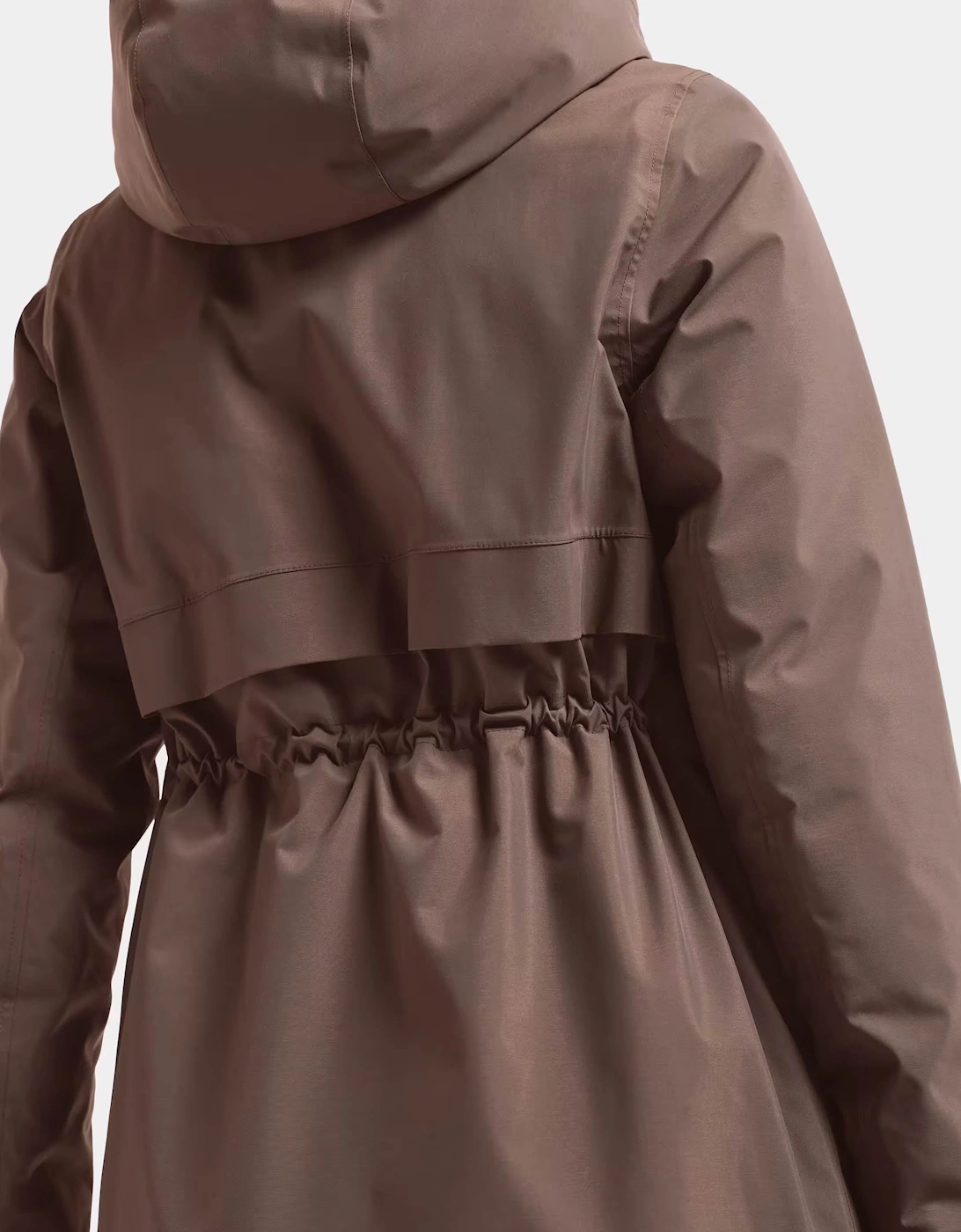 Didriksons Womens Melody Long Parka 2 - Mocha Brown F07