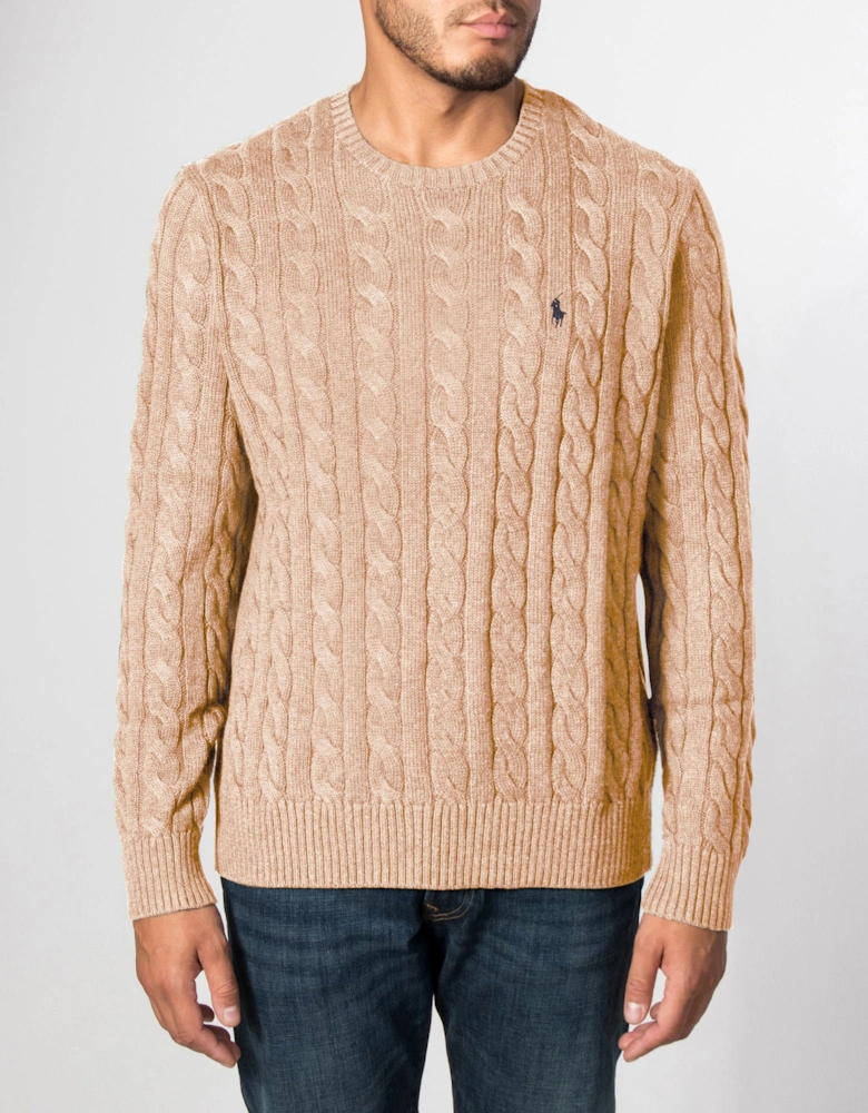 Cable Knit Cotton Jumper