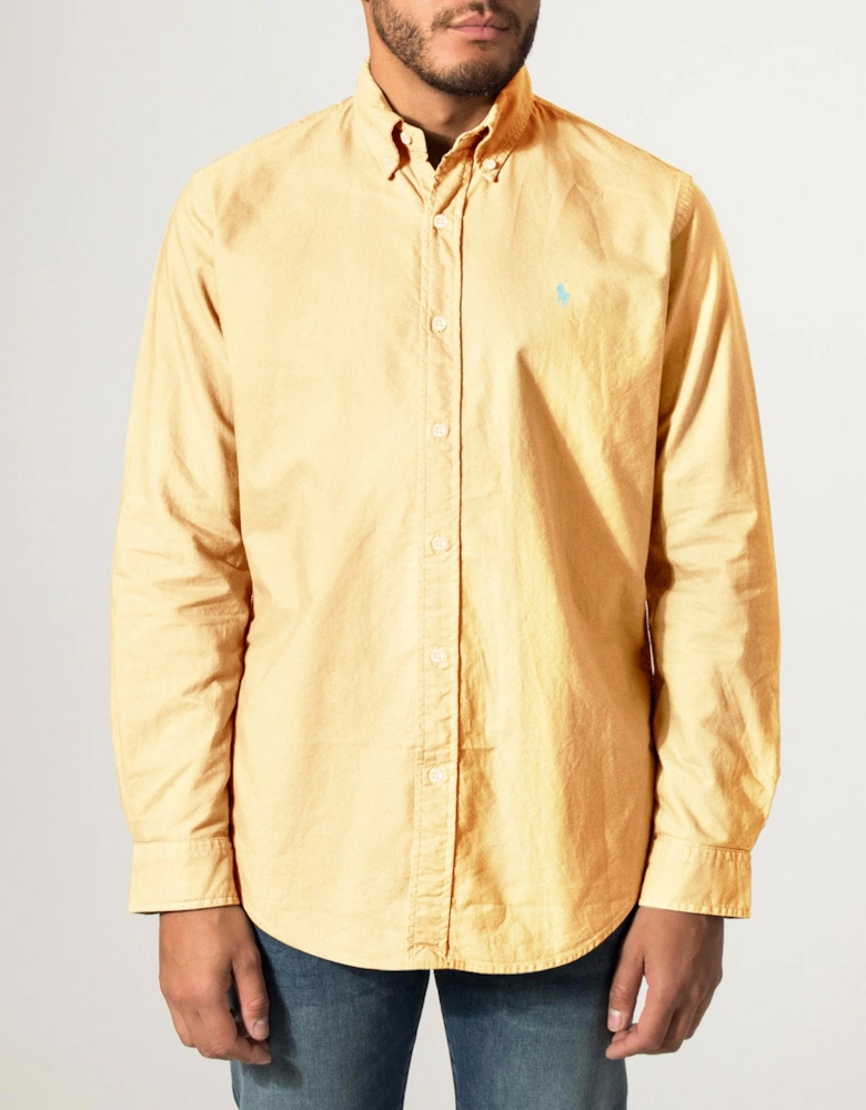 Custom Fit Garment-Dyed Oxford Shirt