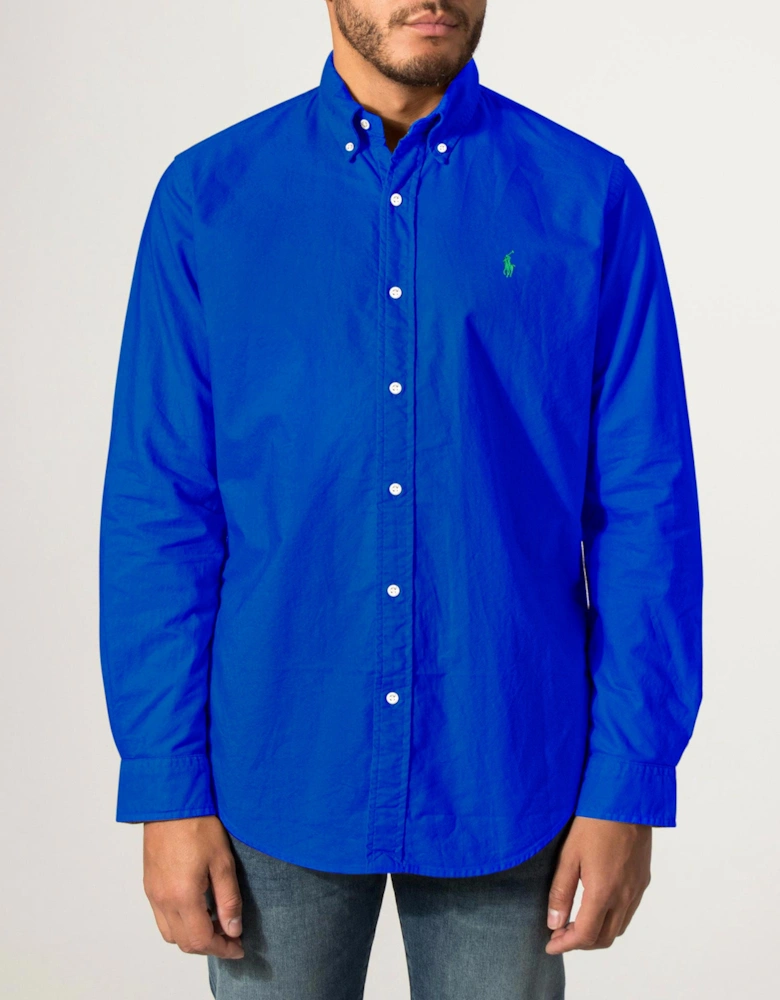 Custom Fit Garment-Dyed Oxford Shirt