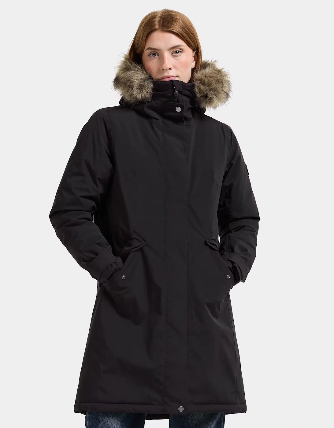 Didriksons Womens Erna Parka 2 - Black 060