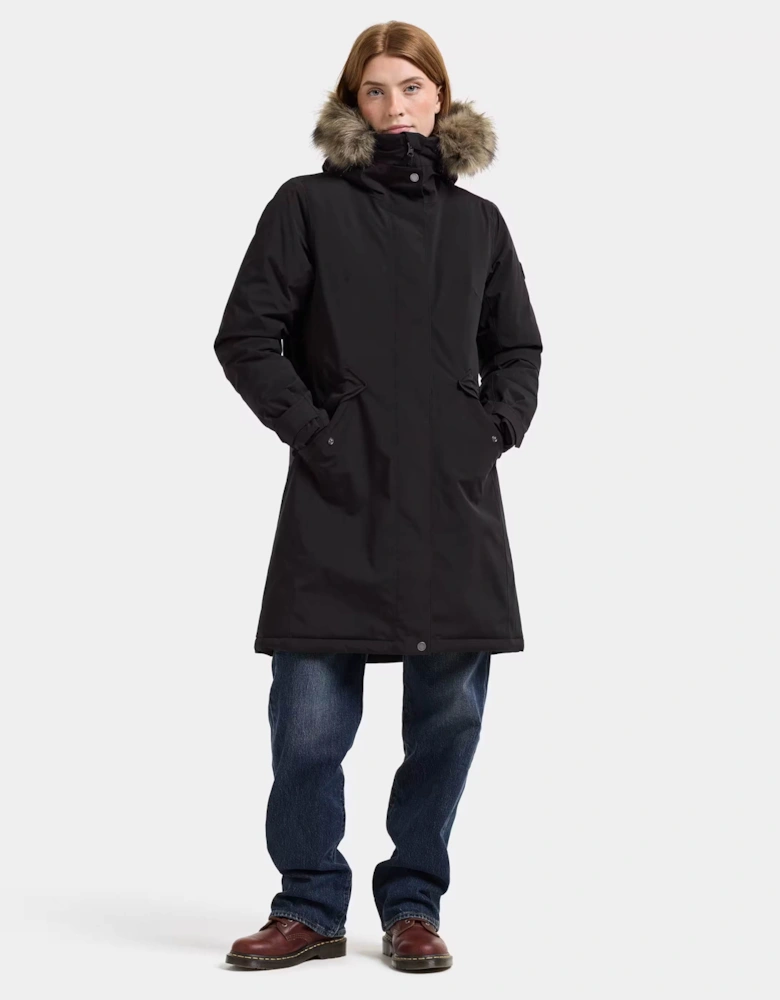 Didriksons Womens Erna Parka 2 - Black 060