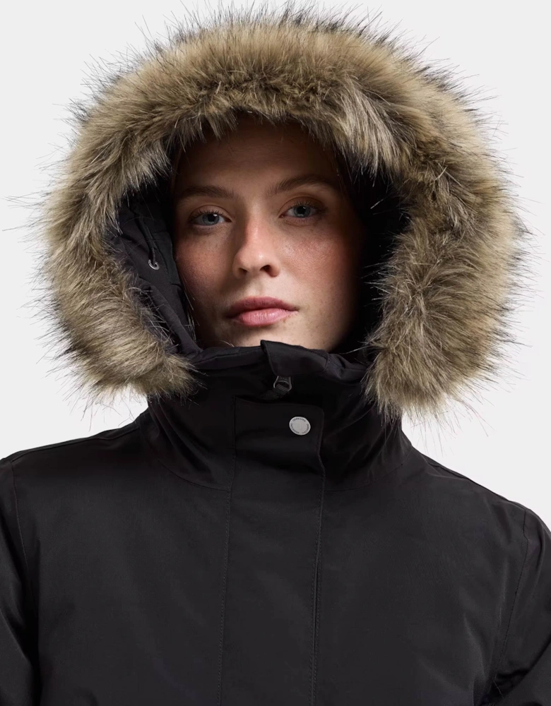 Didriksons Womens Erna Parka 2 - Black 060