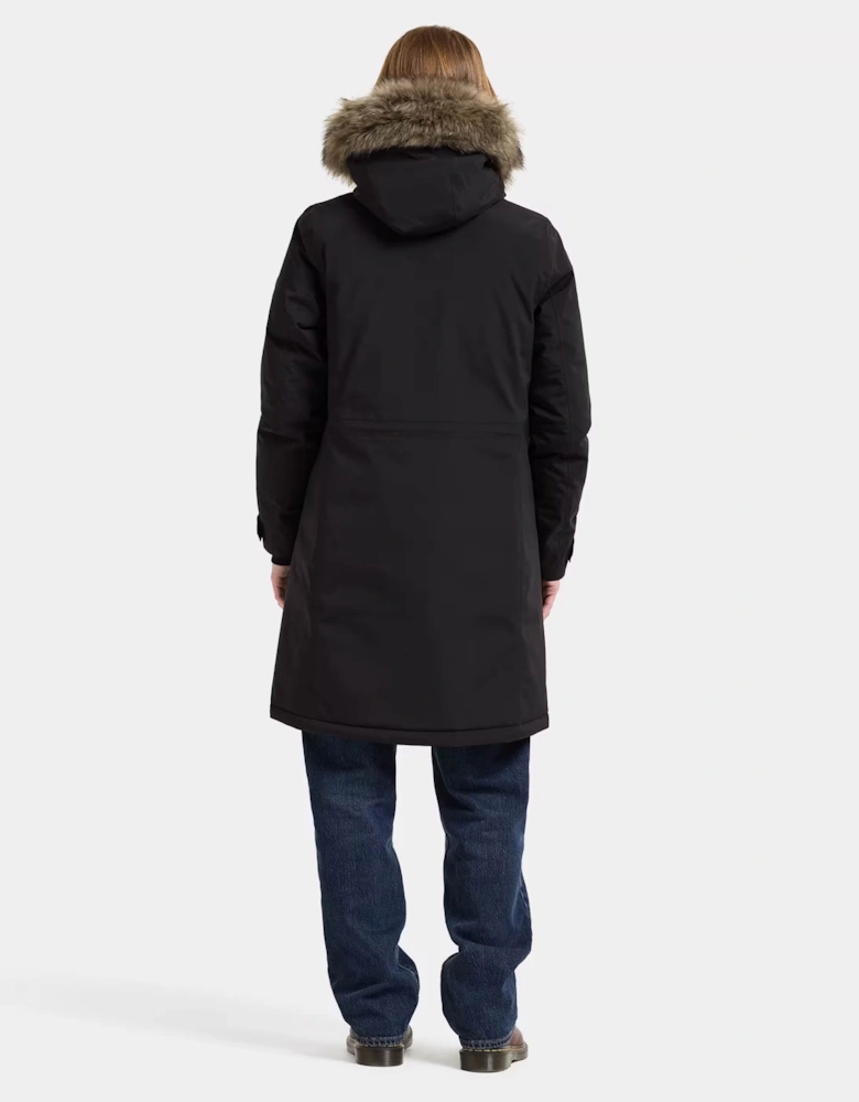 Didriksons Womens Erna Parka 2 - Black 060