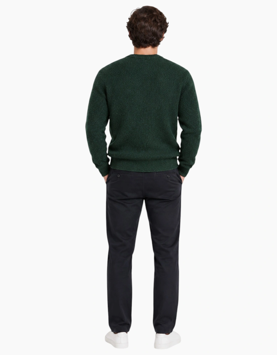 M&S Mens Supersoft Jumper with Wool Regular Fit Long Sleeve Sweatshirt