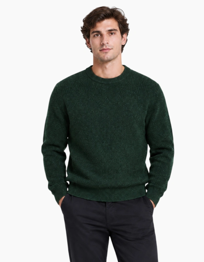 M&S Mens Supersoft Jumper with Wool Regular Fit Long Sleeve Sweatshirt