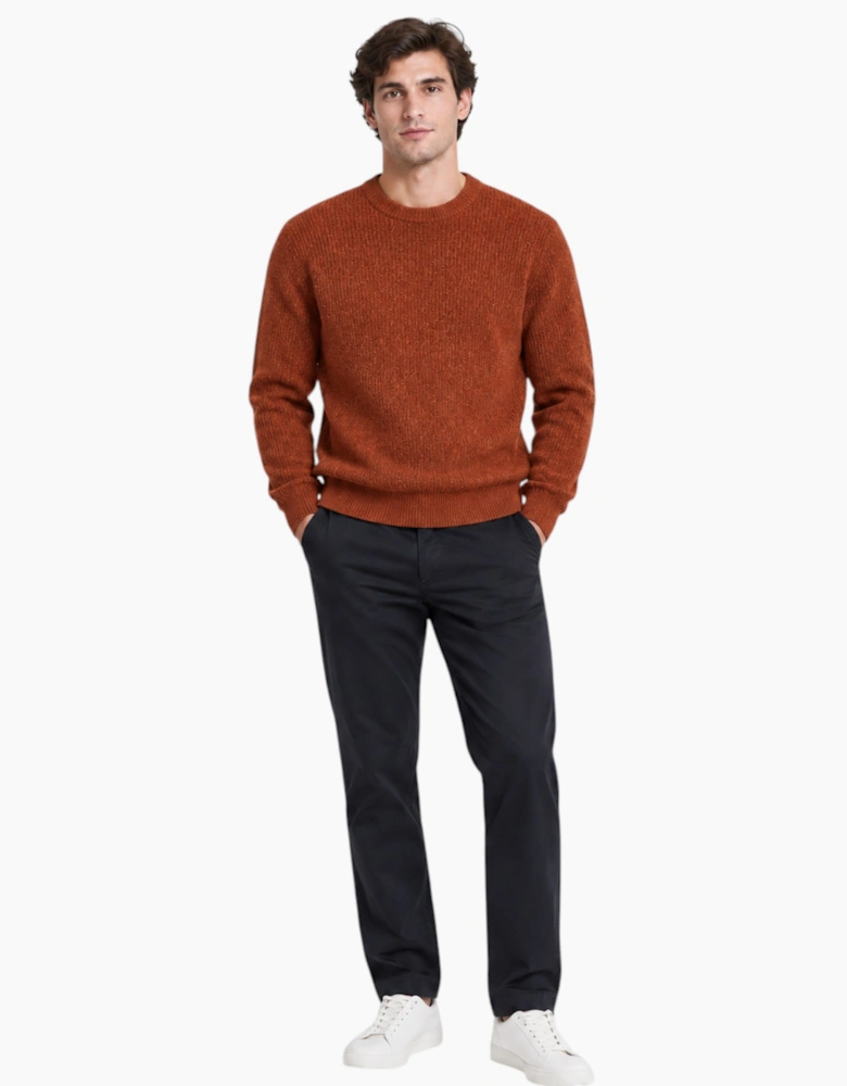 M&S Mens Supersoft Jumper with Wool Regular Fit Long Sleeve Sweatshirt