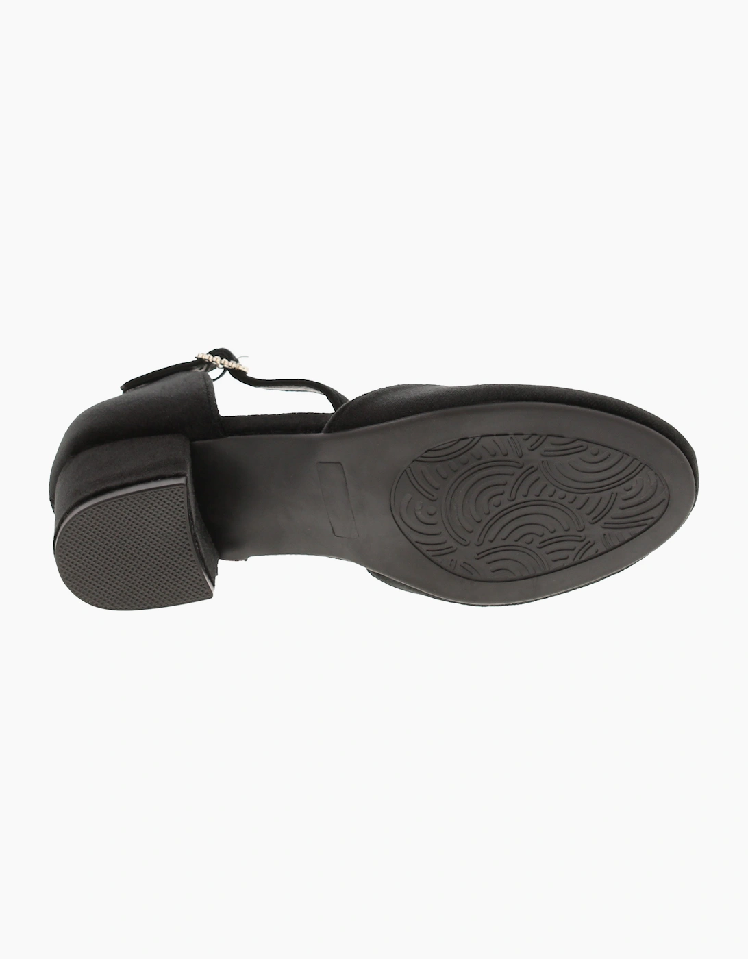 Princess Stardust Girls Sandals Strappy Georgia Buckle black UK Size