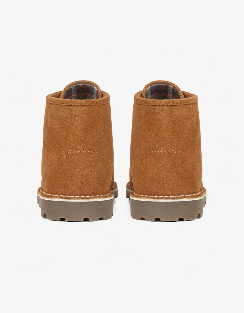 Grafters Unisex Suede Monkey Boots Tan