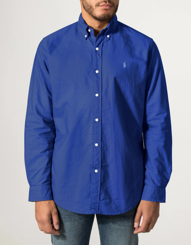 Custom Fit Garment-Dyed Oxford Shirt
