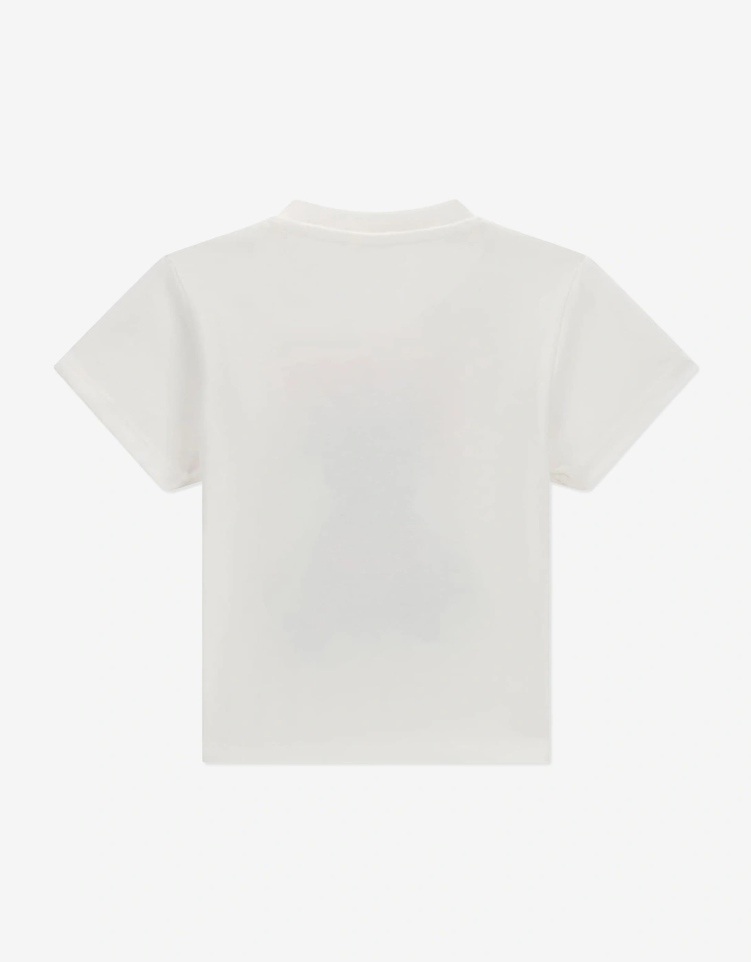 Guess Kids Teddy Bear Logo T-Shirt in White